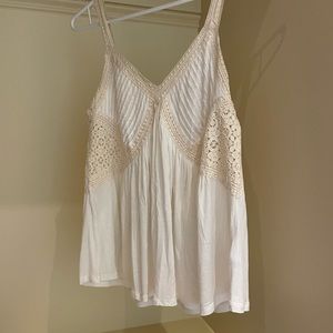 White boho top